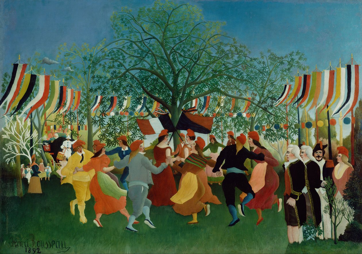 Sté výročí nezávislosti od Henri Rousseau