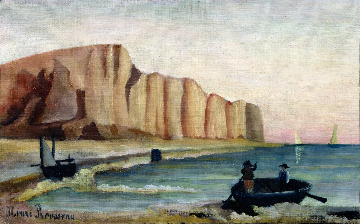 Cliffs, kolem roku 1897 od Henri Rousseau