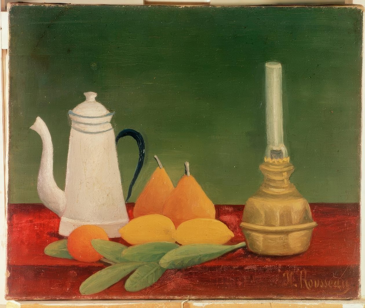 Stálý život od Henri Rousseau