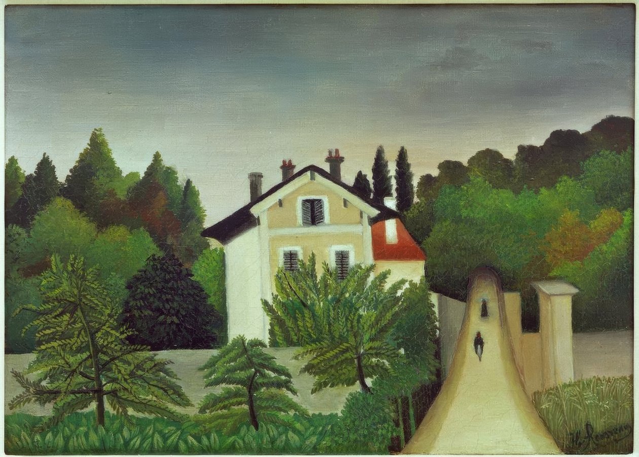 Krajina na březích Oise, území Chaponv od Henri Rousseau