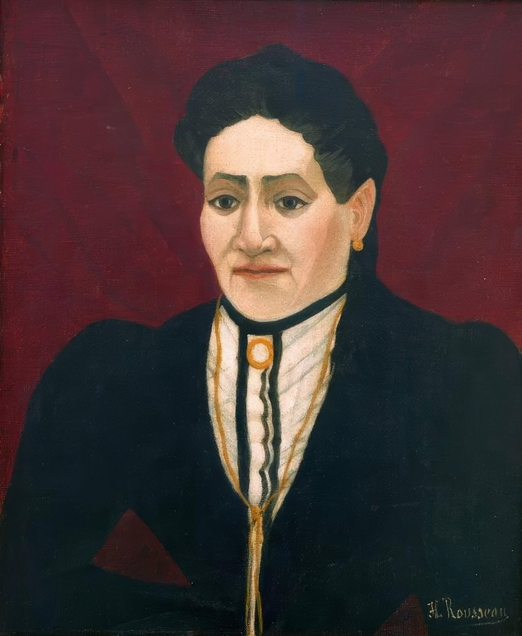 Portrét ženy od Henri Rousseau