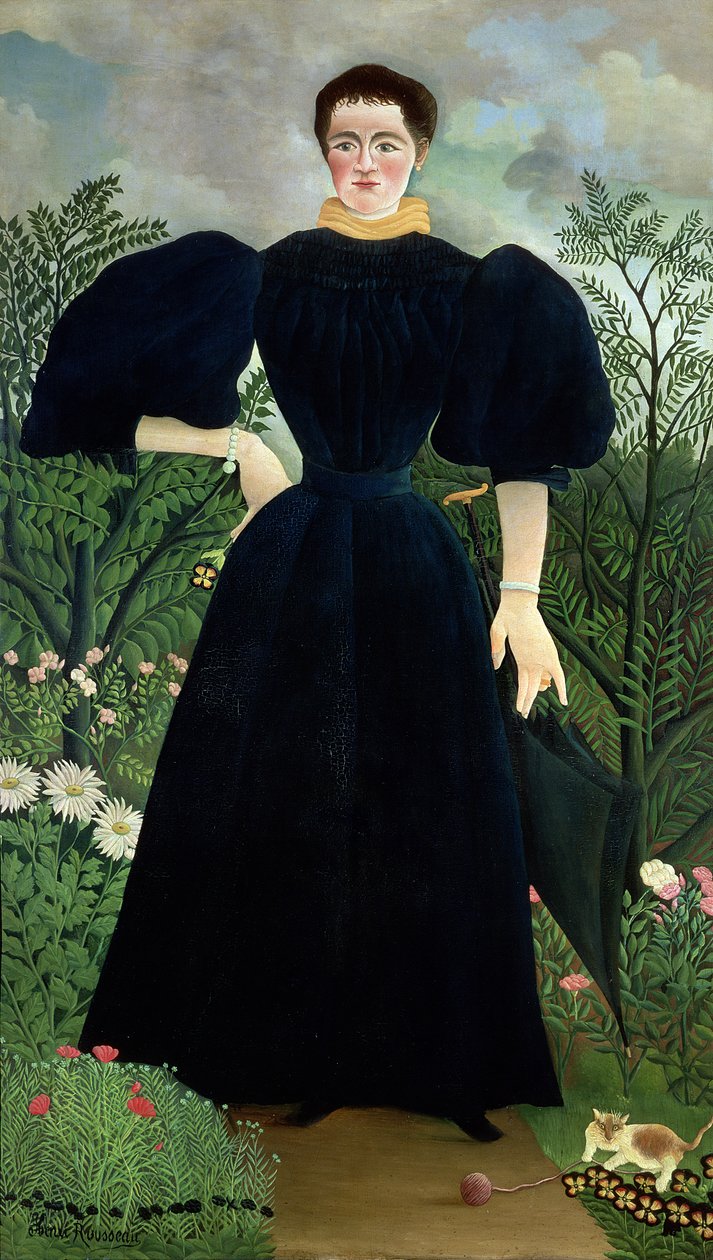 Portrét ženy, cca 1895-97 od Henri Rousseau