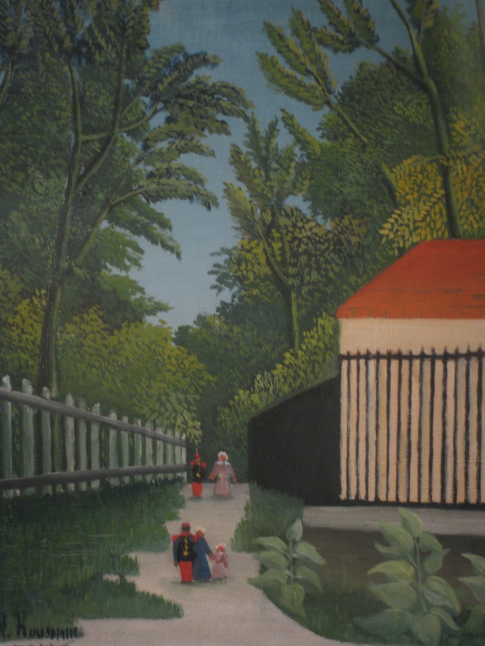 Pohled na park Montsouris od Henri Rousseau