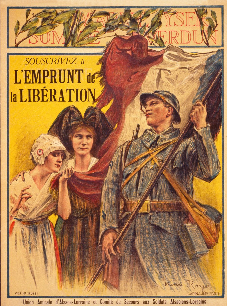 Předplatné půjčky na osvobození, cca 1917 od Henri Royer