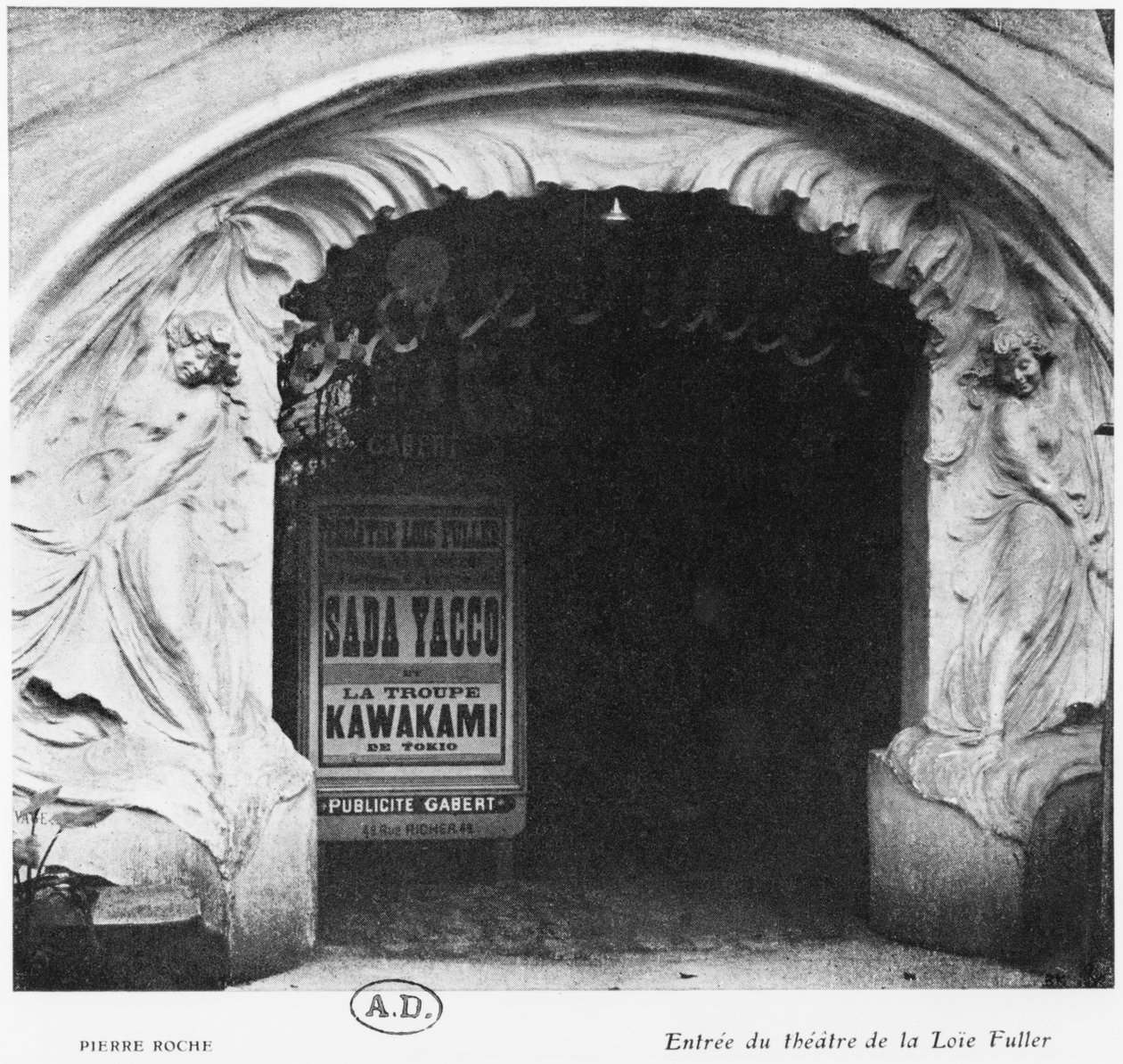 Divadlo Loie Fuller na Světové výstavě, 1900 od Henri Sauvage