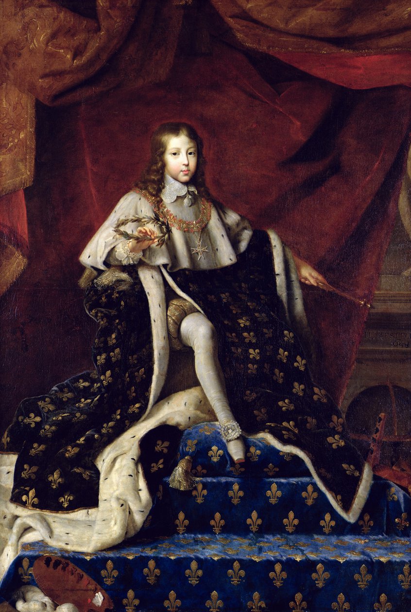 Portrét Ludvíka XIV. (1638-1715) ve věku 10 let, 1648 od Henri Testelin