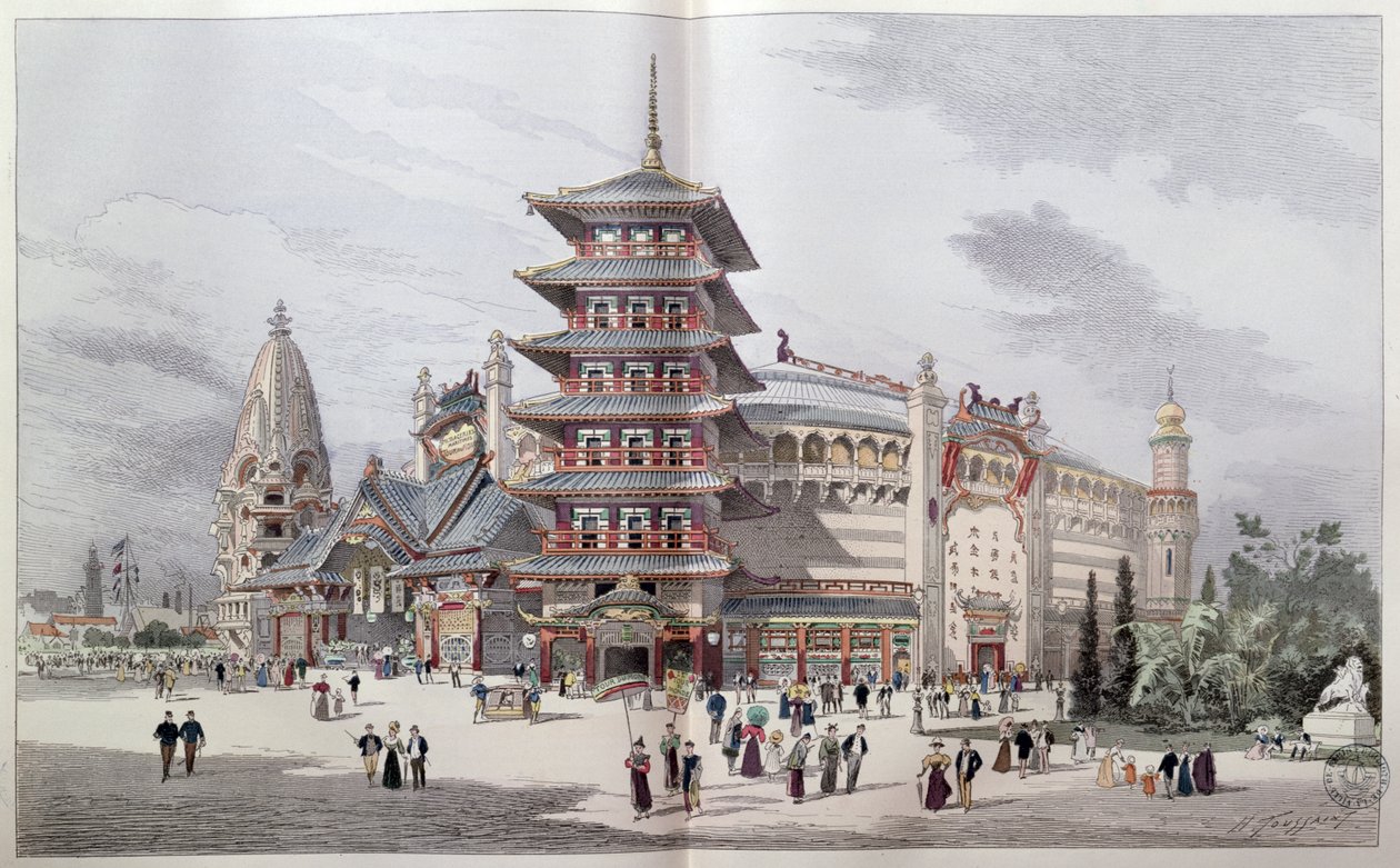 Světové turné na světové výstavě v roce 1900 v Paříži od Henri Toussaint