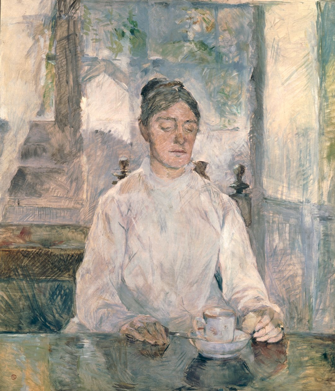Adele Tapie de Celeyran (1840-1930) hraběnka z Toulouse-Lautrec-Monfa, 1881 od Henri de Toulouse Lautrec