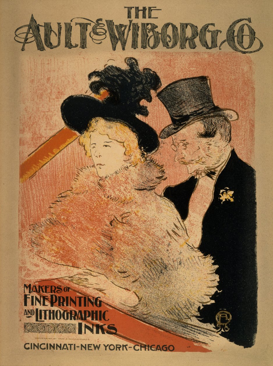 Na koncertě, 1896 (zinkograf) od Henri de Toulouse Lautrec
