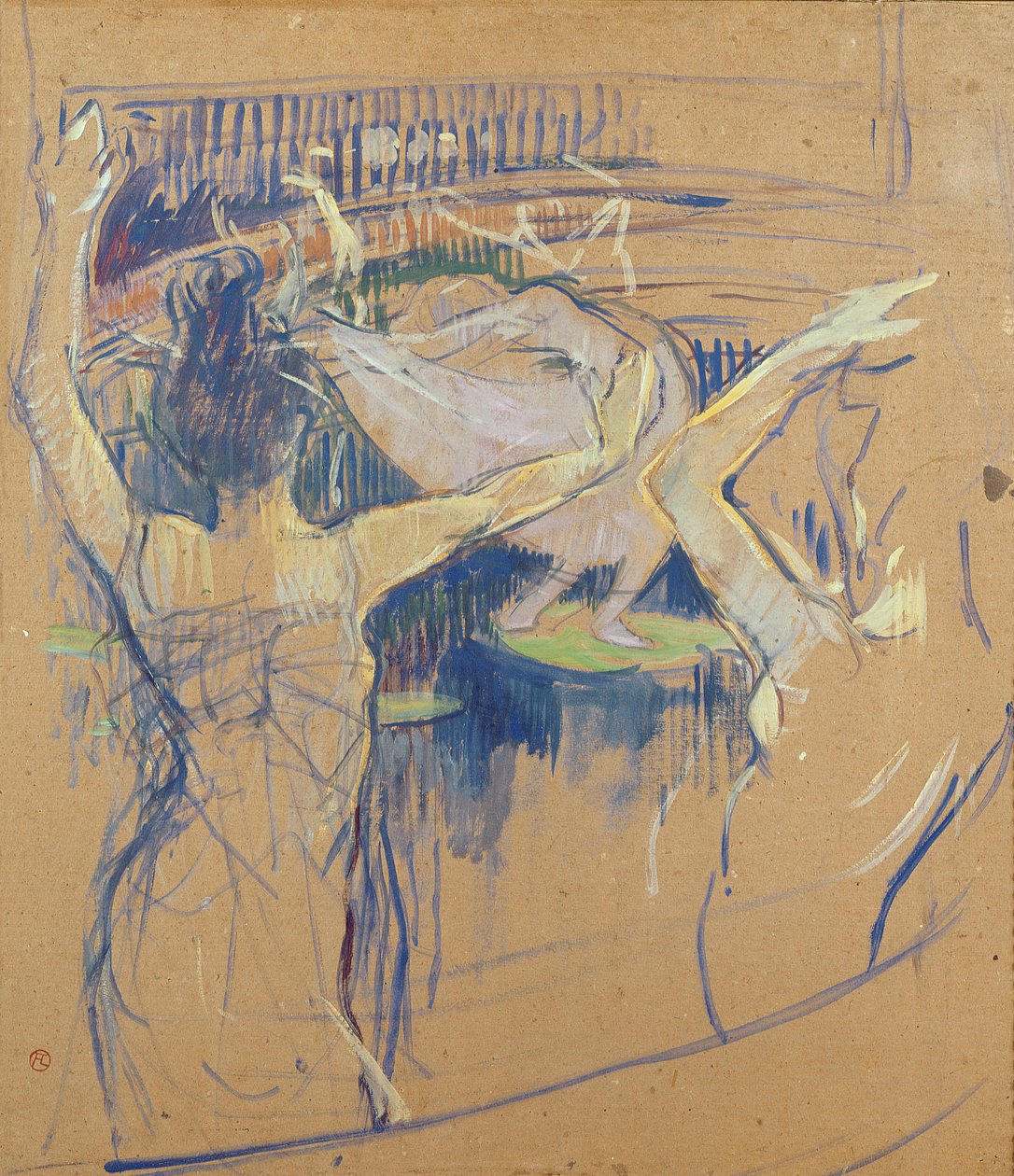 Ballet de Papa Chrysanth ème, 1892 (olej na kartonu) od Henri de Toulouse Lautrec