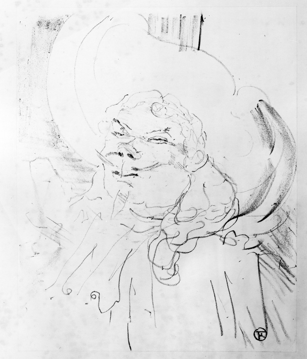Benoît-Constant Coquelin jako Cyrano de Bergerac, 1898 od Henri de Toulouse Lautrec