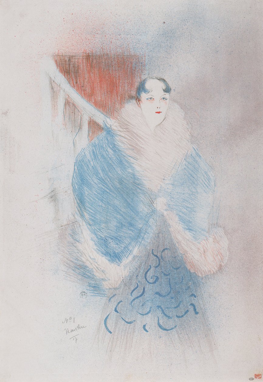 Esla, zvaná Vídeňanka od Henri de Toulouse Lautrec