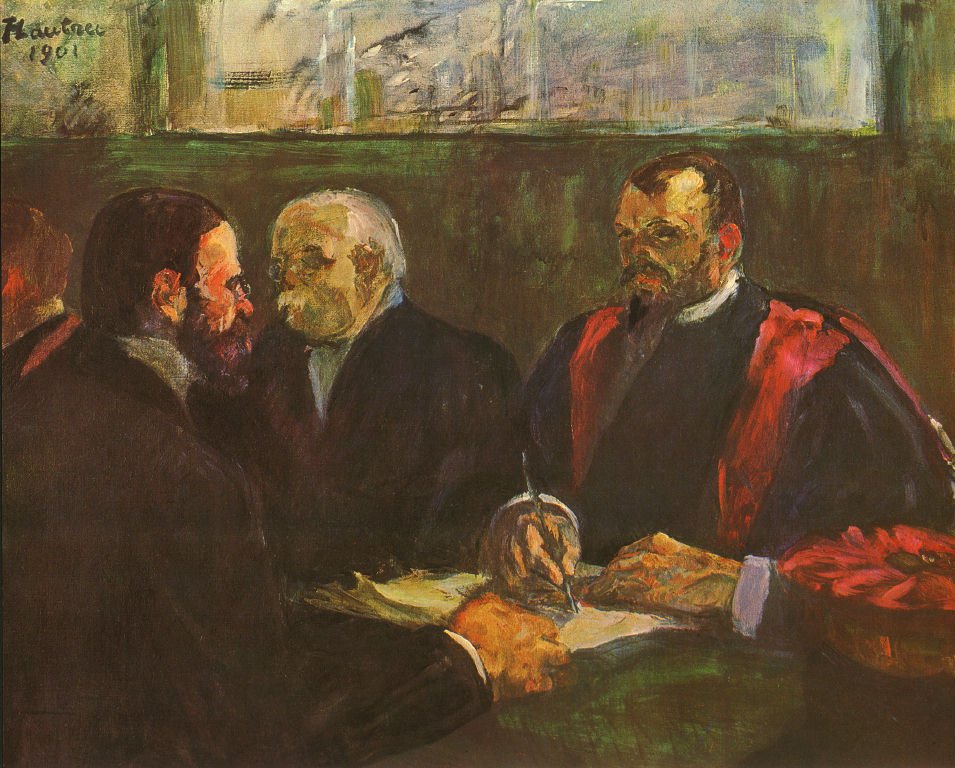 Zkouška na lékařské fakultě od Henri de Toulouse Lautrec