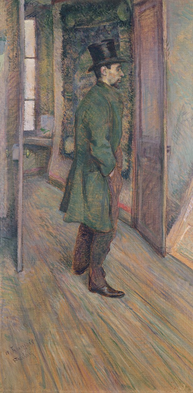 Francois Gauzy (1861-1933) (pastel na papíře) od Henri de Toulouse Lautrec