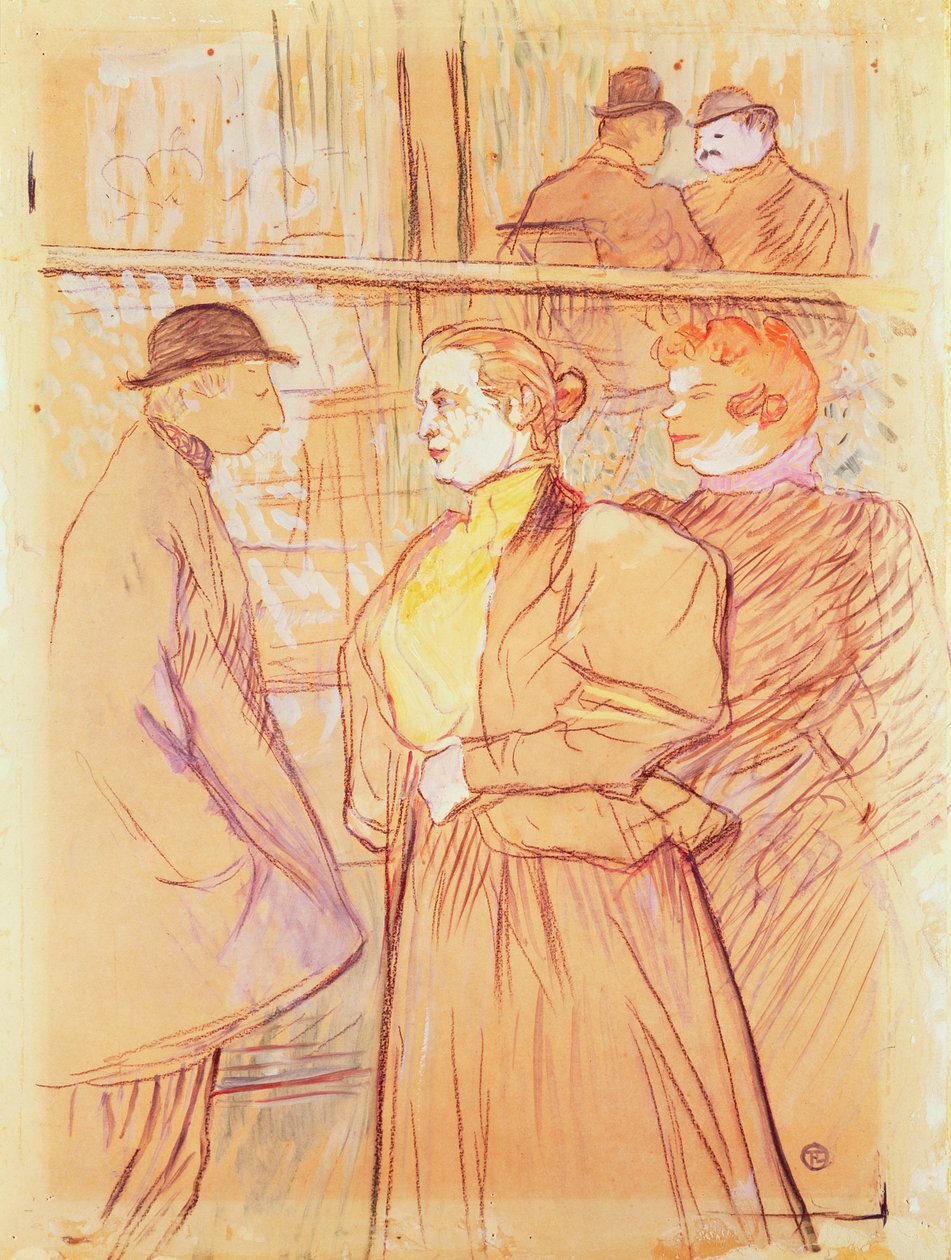 V Moulin Rouge od Henri de Toulouse Lautrec