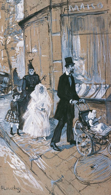 První přijímání od Henri de Toulouse Lautrec