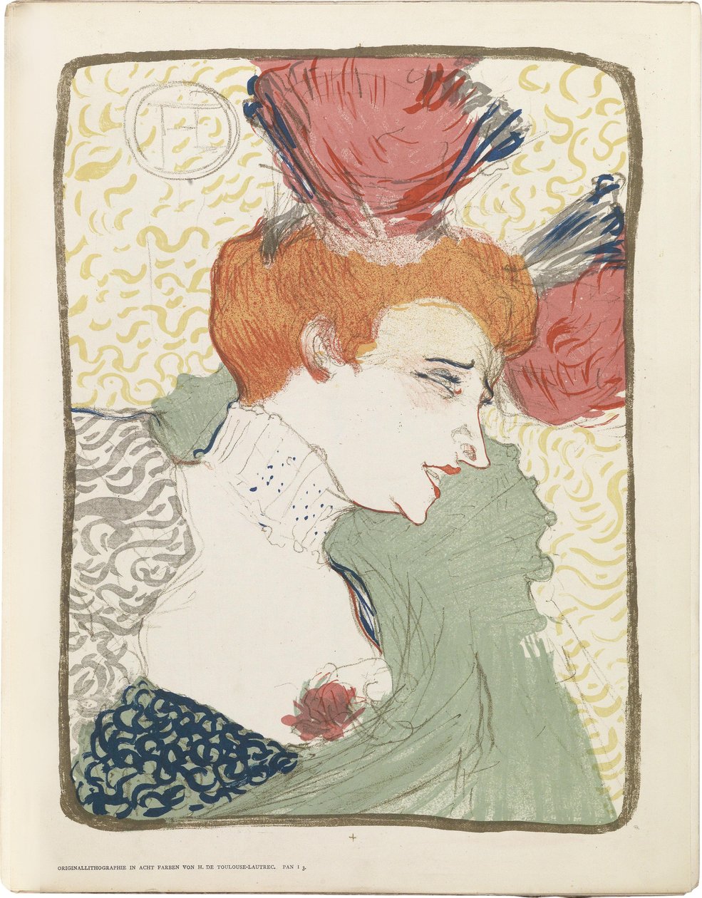 Slečna Marcelle Lenderová od Henri de Toulouse Lautrec