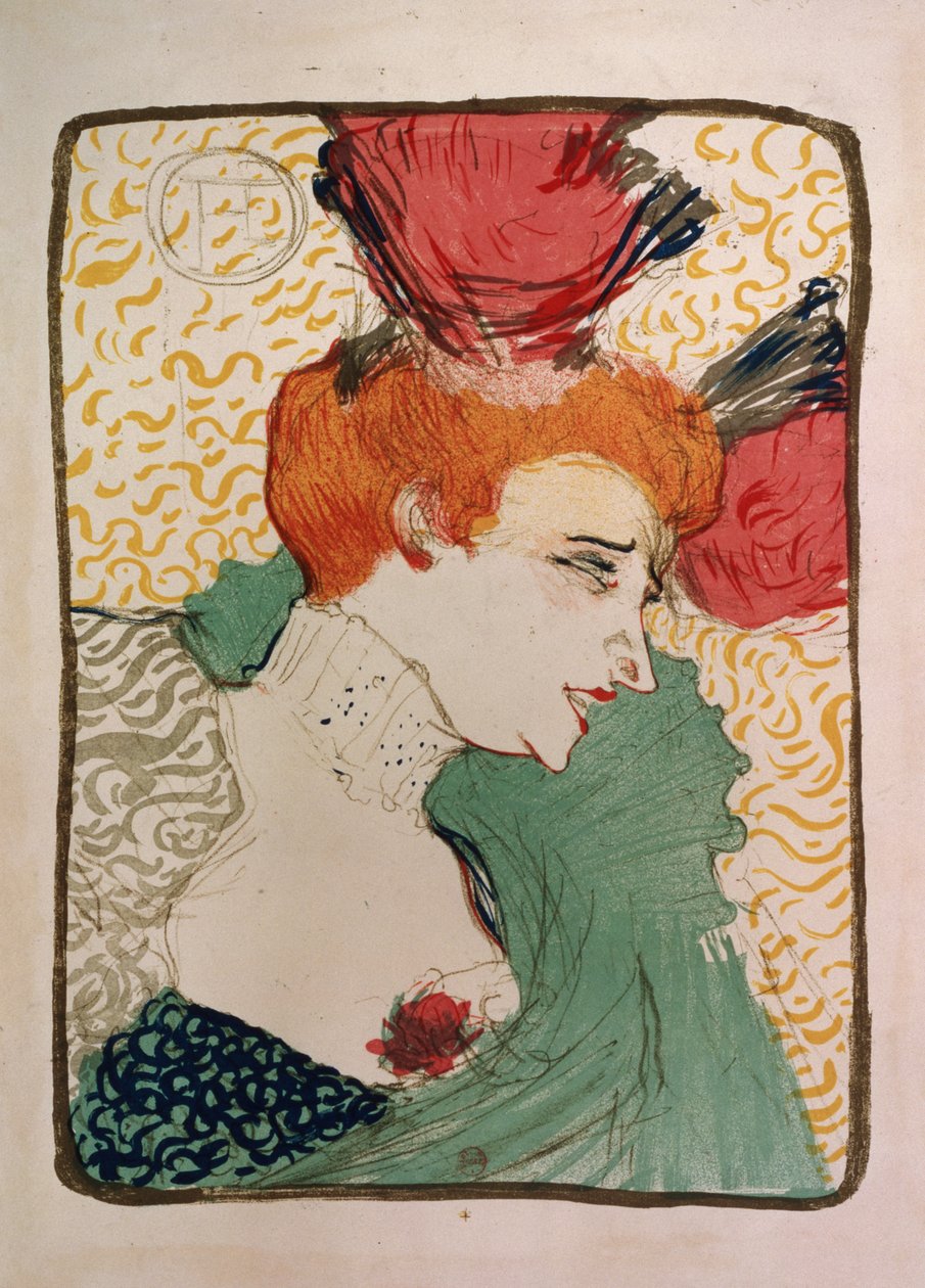 Mademoiselle Marcelle Lender, 1895 (litho a wc) (proof of 7012) od Henri de Toulouse Lautrec