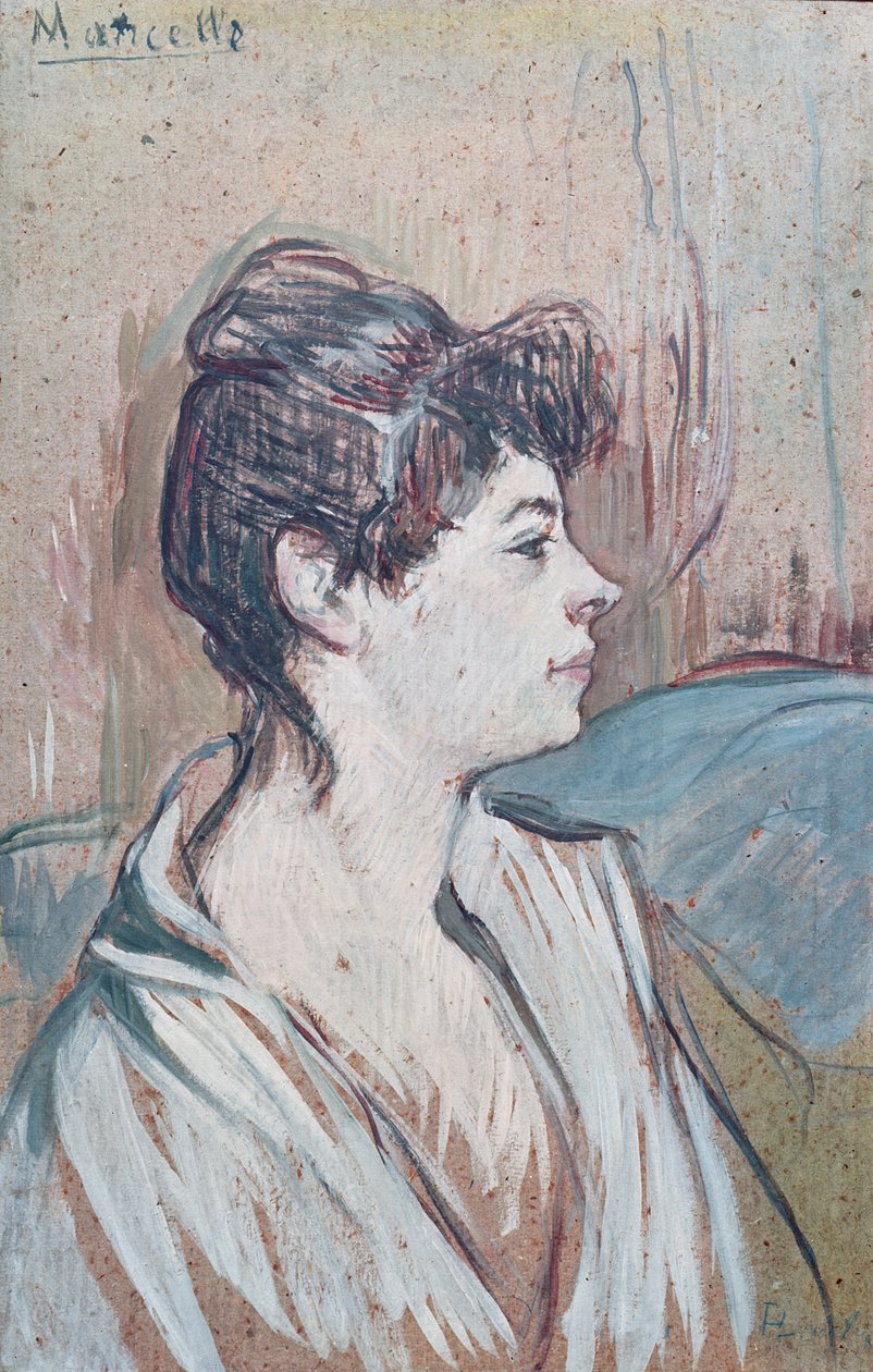 Marcelle, 1894 (pastel na papíře) od Henri de Toulouse Lautrec