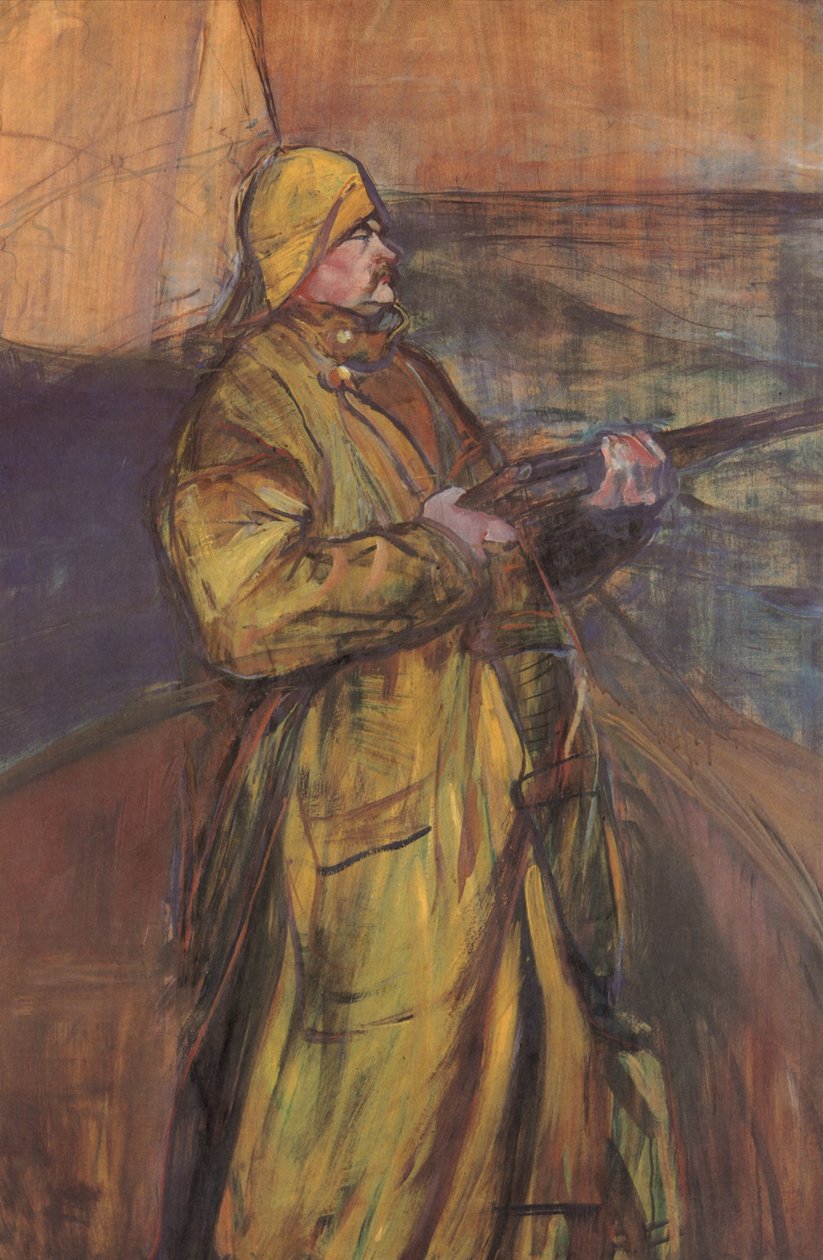 Maurice Joyant v zálivu Somme od Henri de Toulouse Lautrec