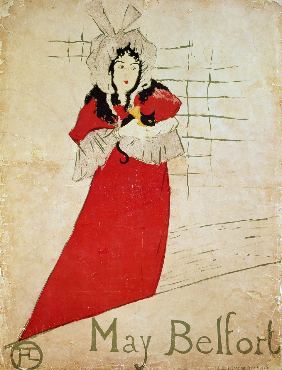 May Belfort, Francie, 1895 od Henri de Toulouse Lautrec