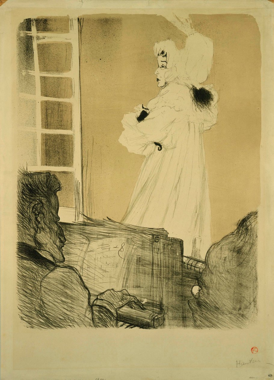 Slečna May Belfort (Stát I) od Henri de Toulouse Lautrec