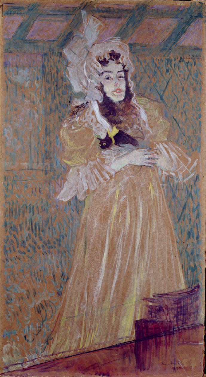 Slečna May Belfort, 1895 od Henri de Toulouse Lautrec
