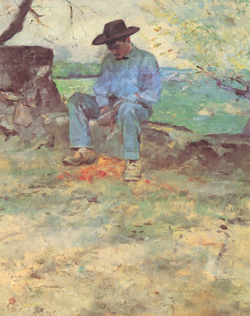 Mladý Routy v Céleyranu od Henri de Toulouse Lautrec