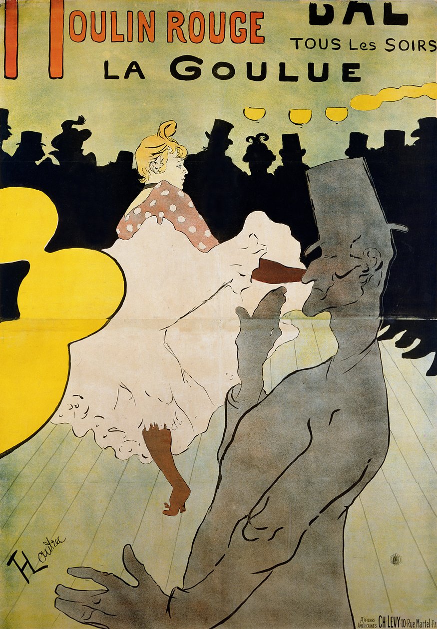 Moulin Rouge: La Goulue, 1891 od Henri de Toulouse Lautrec