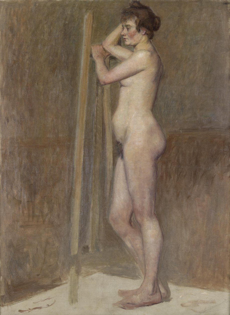 Nahý ve studiu od Henri de Toulouse Lautrec