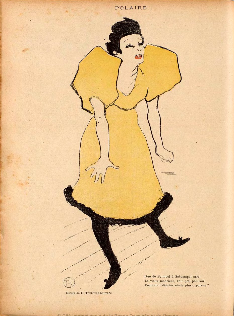 Fleece z La Rire od Henri de Toulouse Lautrec