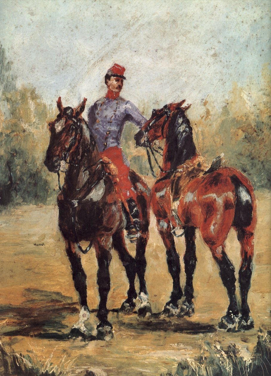 Ženich se dvěma koňmi od Henri de Toulouse Lautrec