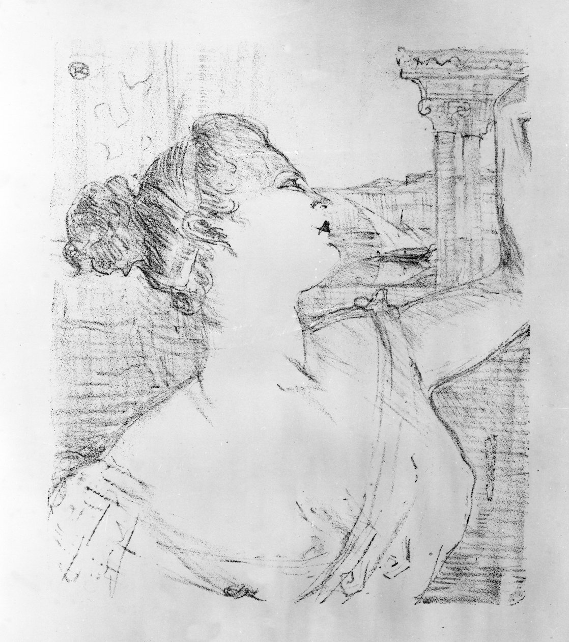 Sibyla Sandersonová, 1898 od Henri de Toulouse Lautrec