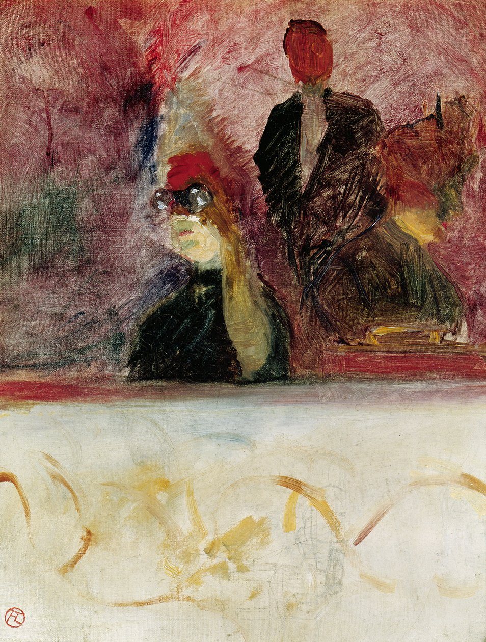 Krabice u Mascaron Dore, 1893 od Henri de Toulouse Lautrec