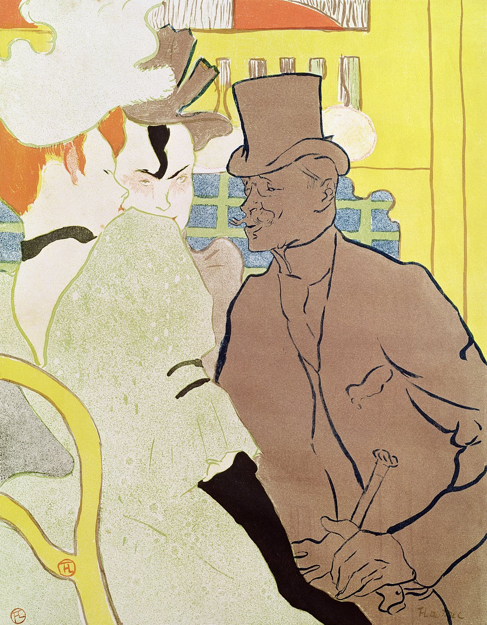 Angličan v Moulin Rouge, 1892 od Henri de Toulouse Lautrec