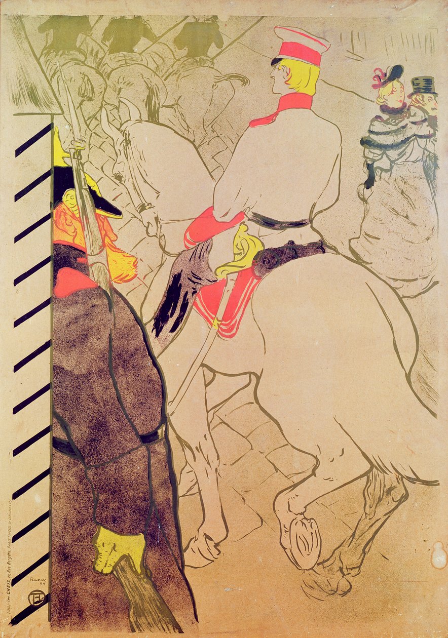 Německý Babylon, 1894 (lcolor litho) od Henri de Toulouse Lautrec