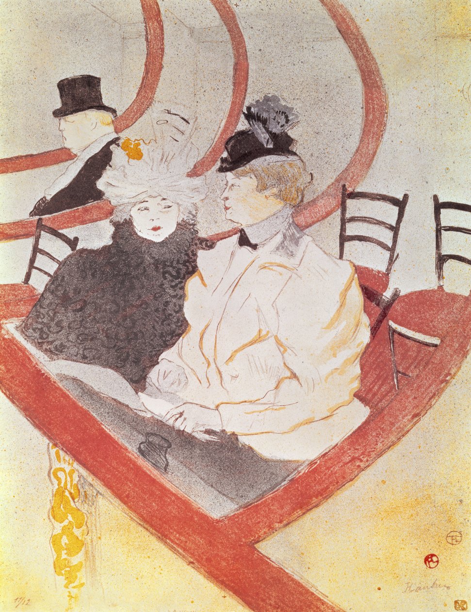 Grande Loge, 1897 (viz také 15811) od Henri de Toulouse Lautrec