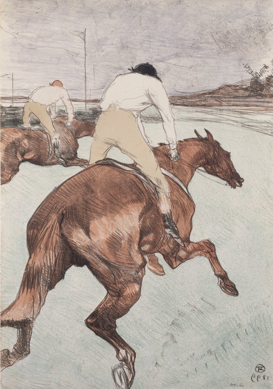 Žokej od Henri de Toulouse Lautrec