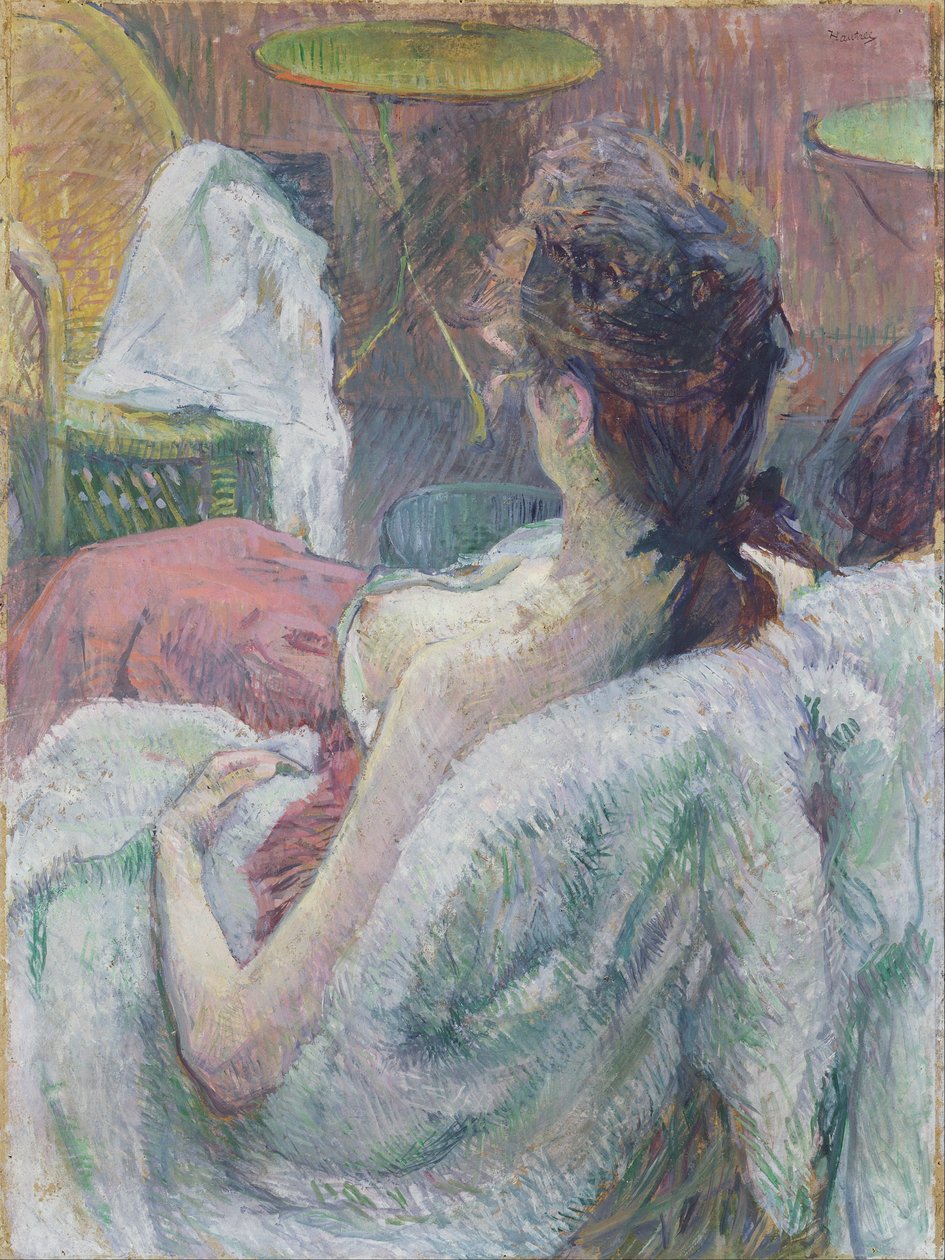 Model odpočívá od Henri de Toulouse Lautrec