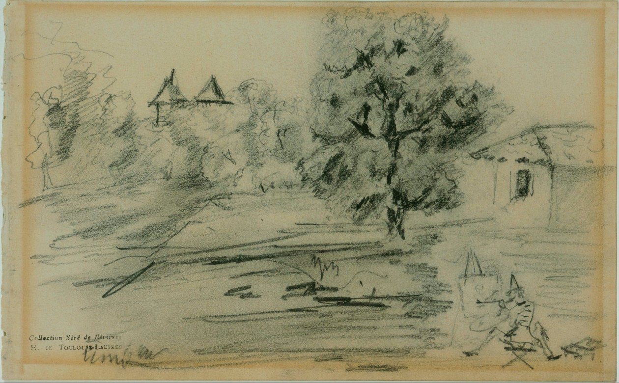 Malíř před svým subjektem od Henri de Toulouse Lautrec