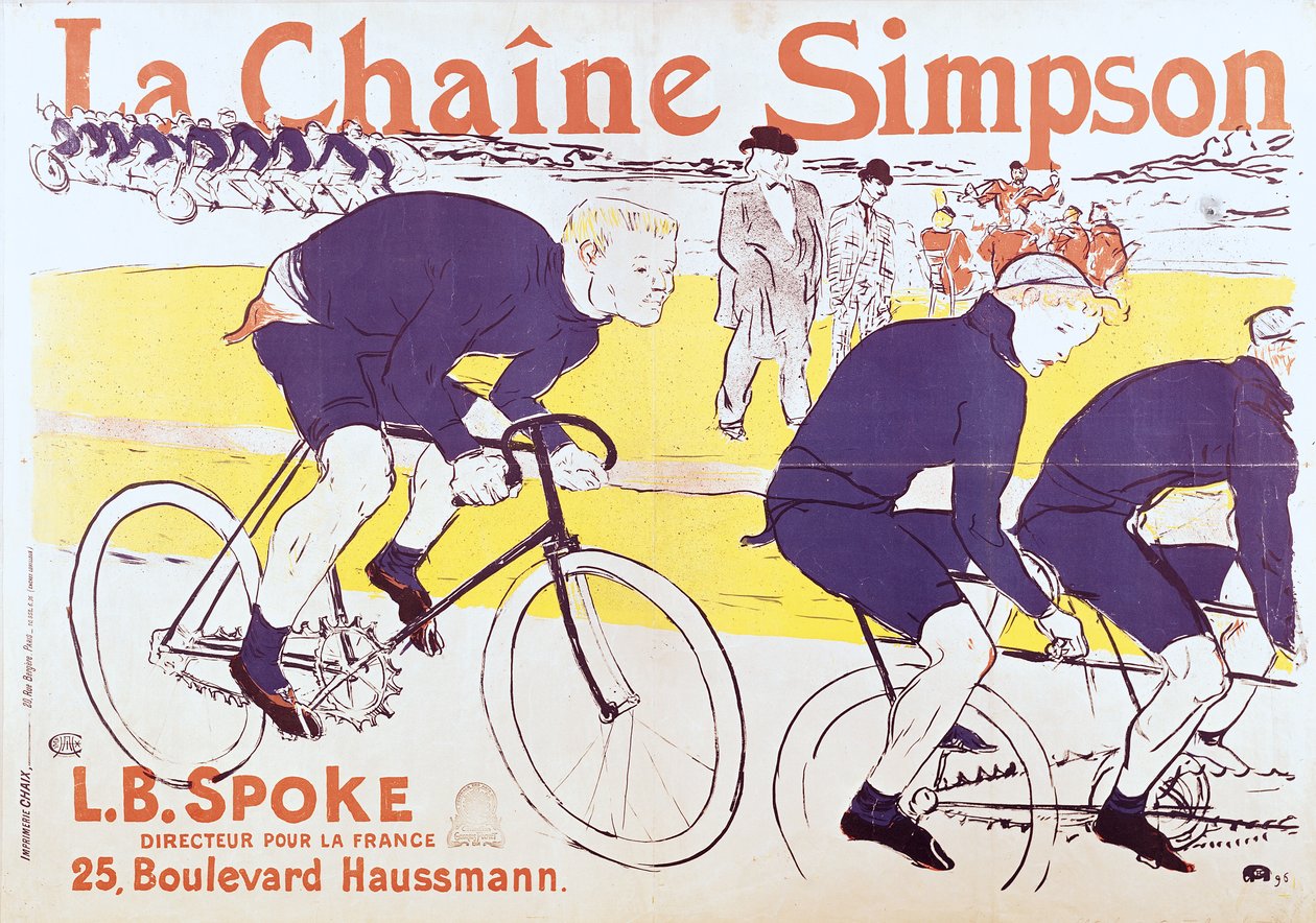 Simpsonův řetěz, 1896 od Henri de Toulouse Lautrec
