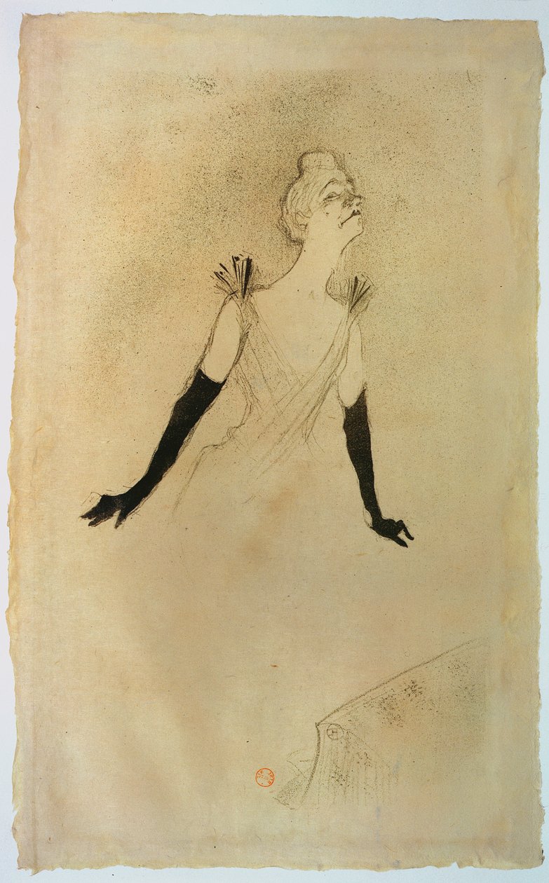 Yvette Guilbert, 1894 od Henri de Toulouse Lautrec