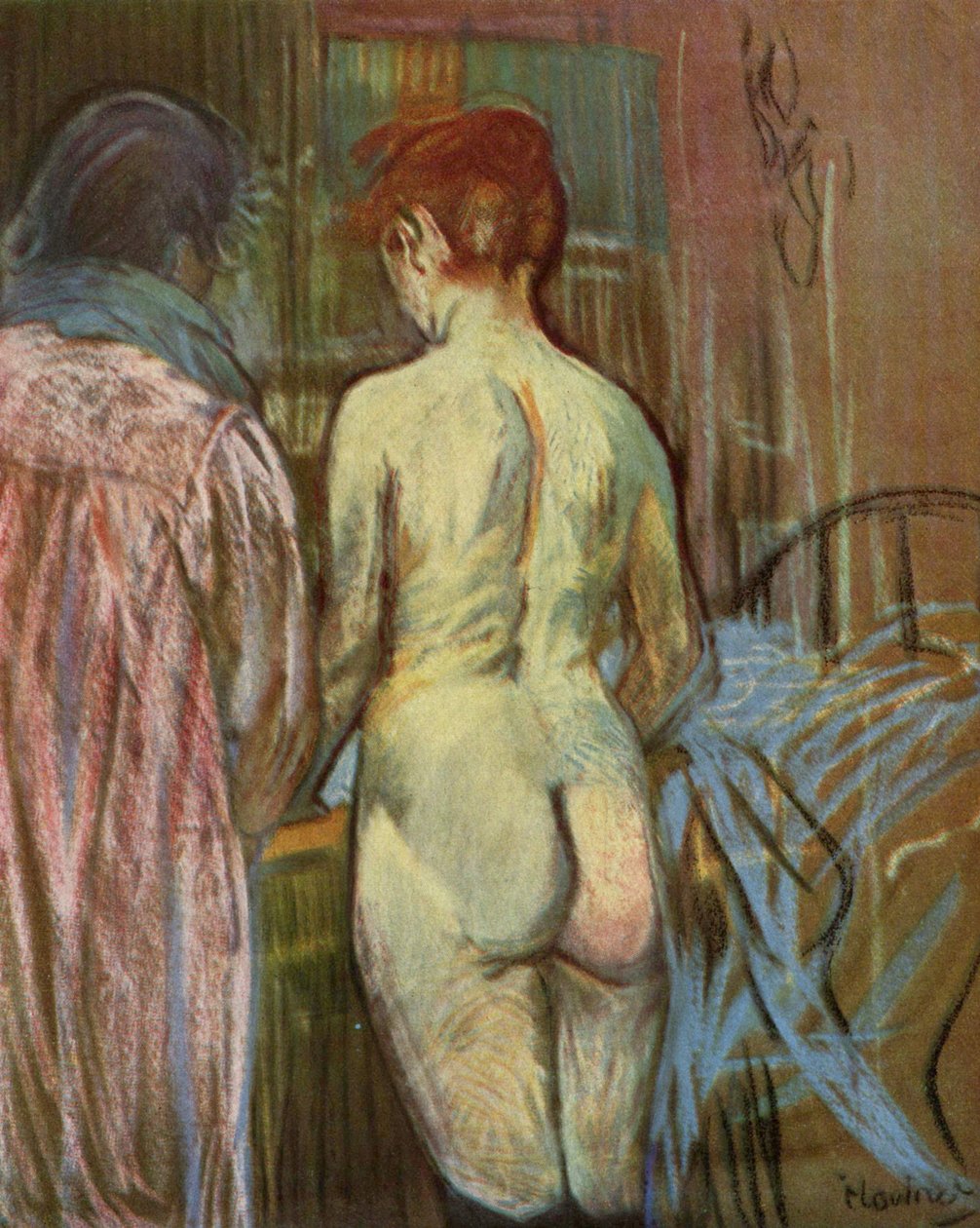Dvě dívky od Henri de Toulouse Lautrec