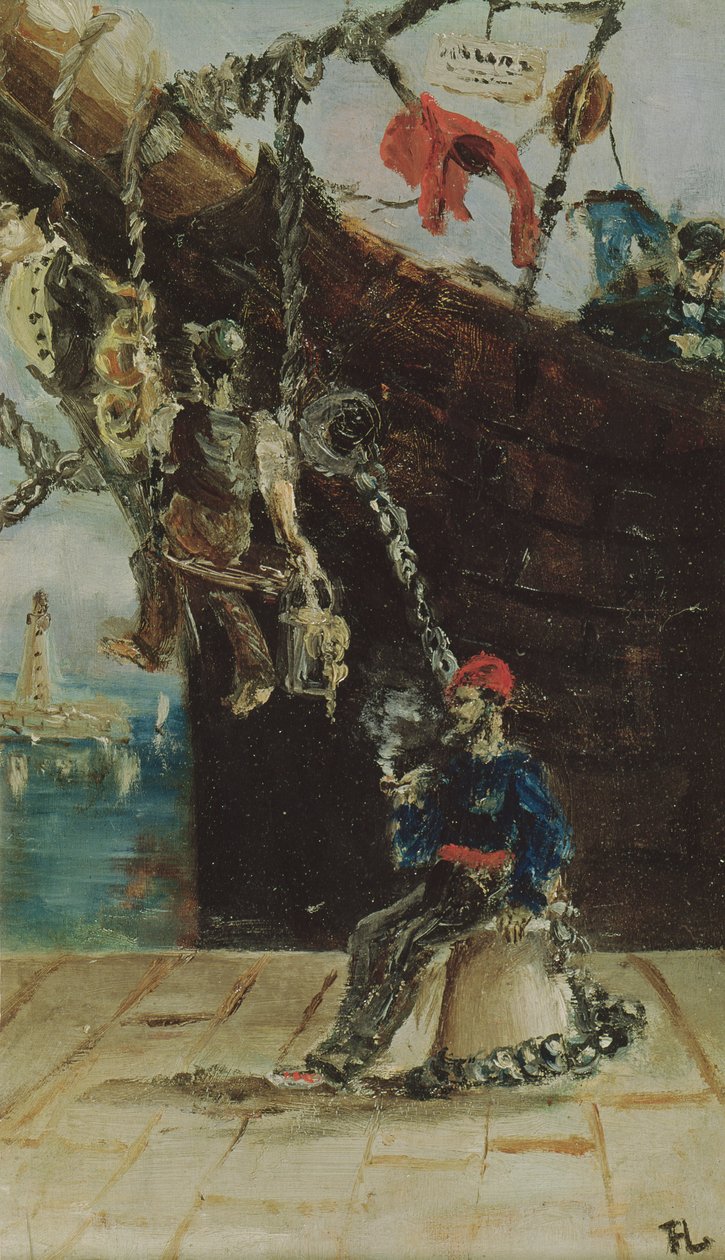 Námořník na přístavišti, 1880 od Henri de Toulouse Lautrec