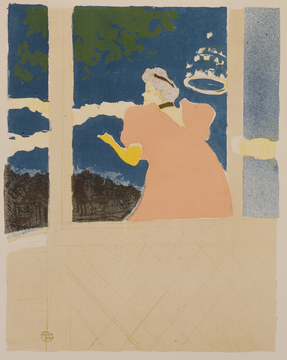V Ambassador Theatre, c. 1894 (litografie) od Henri de Toulouse Lautrec