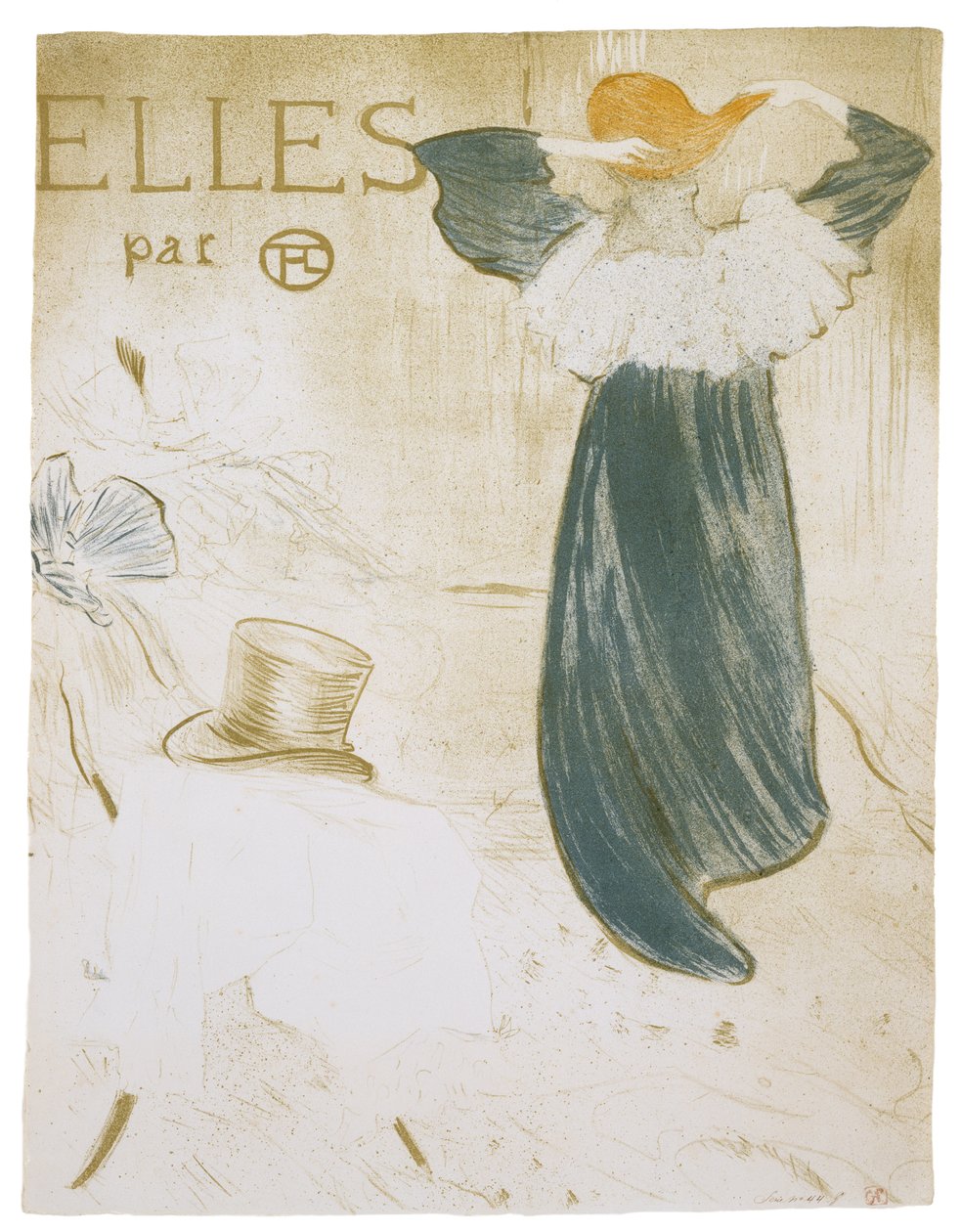 Frontispis z Elles, 1896 od Henri de Toulouse Lautrec
