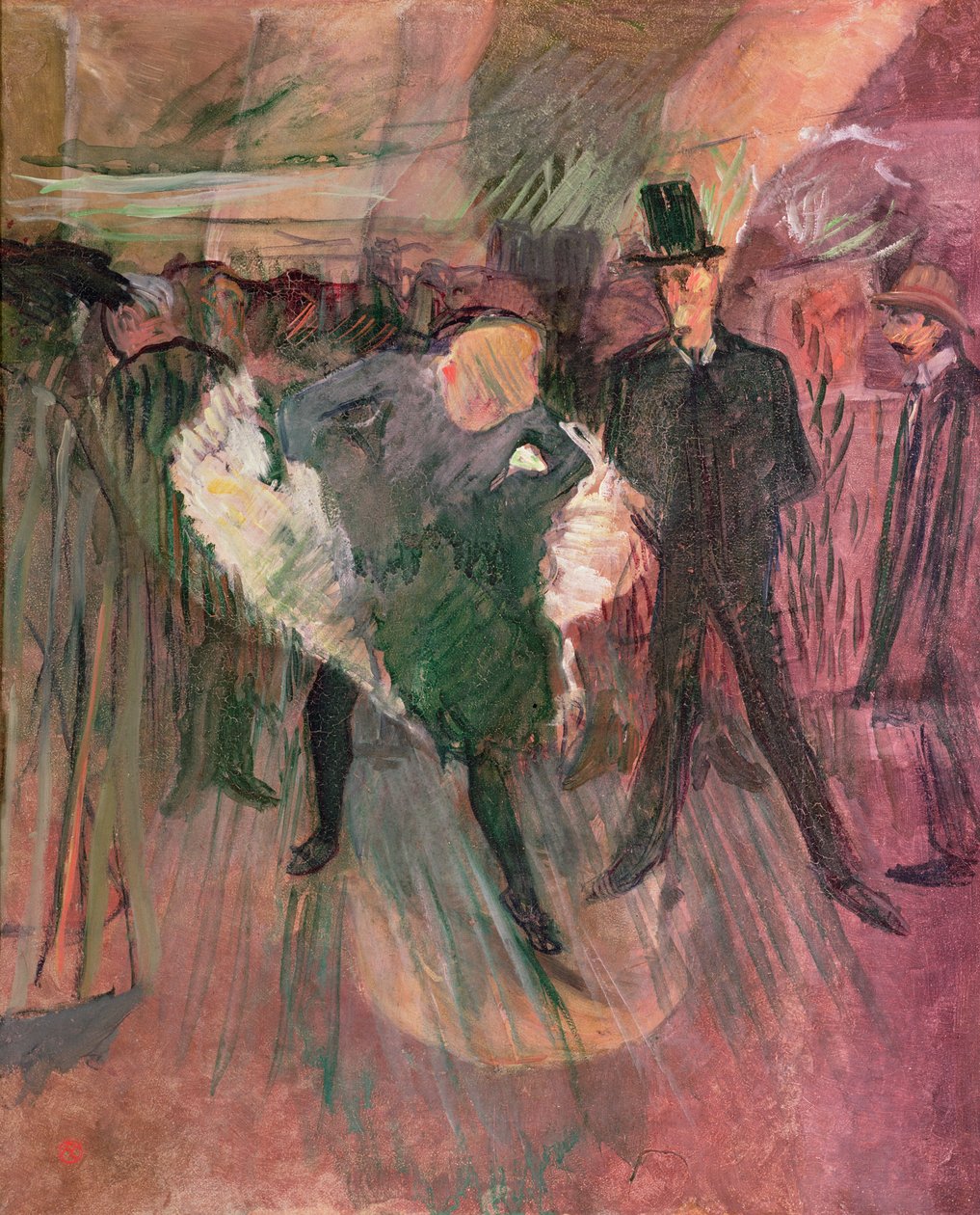 La Goulue a Valentin le Desosse od Henri de Toulouse Lautrec