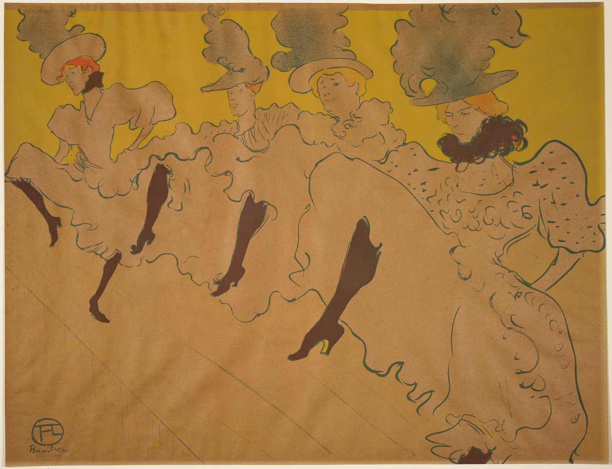 Mademoiselle Eglantines Troupe, 1896 od Henri de Toulouse Lautrec