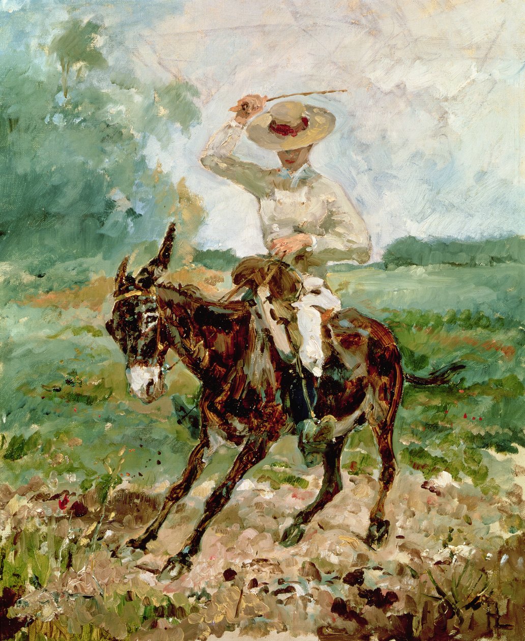 Raoul Tapie de Celeyran (1868-1937) na oslu od Henri de Toulouse Lautrec