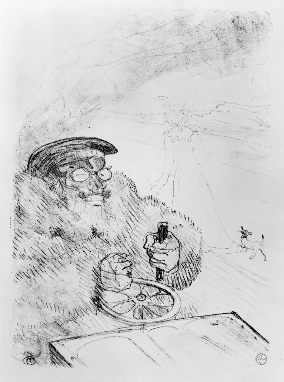 Motorista, 1896 od Henri de Toulouse Lautrec
